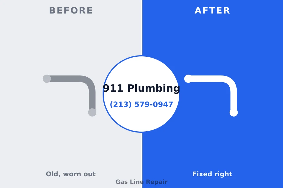 Before and after: plumbing repair South Euclid, OH